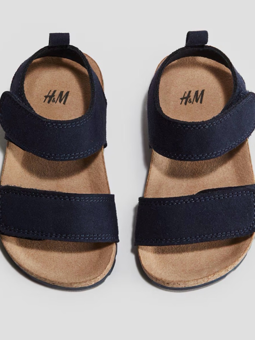 H&M toddler Navy Blue Velcro Sandals